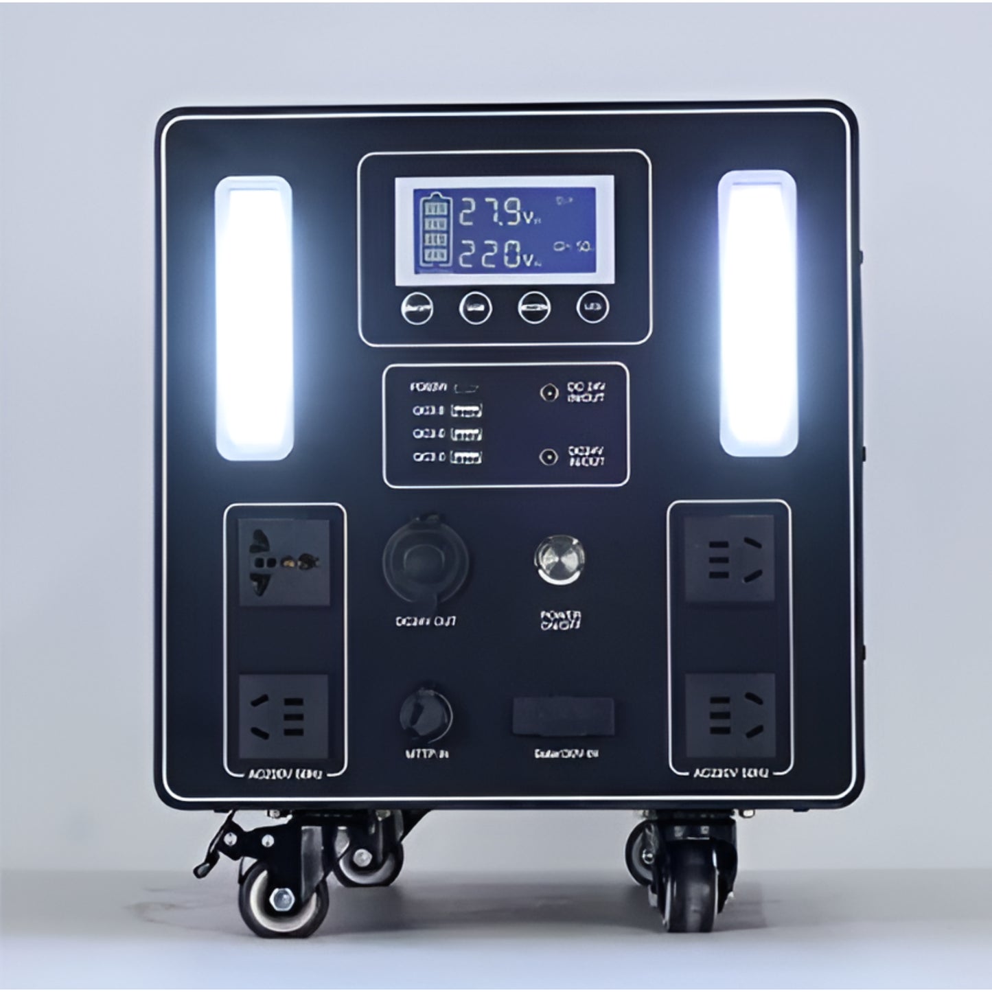 IronCrest Rolling 6000 Solar Generator Kit