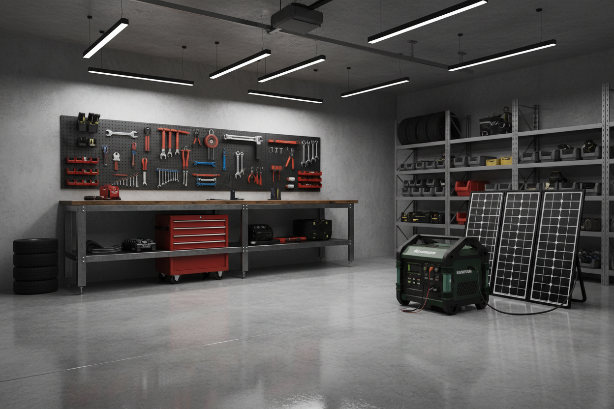 Premium Garage Workshop Scene